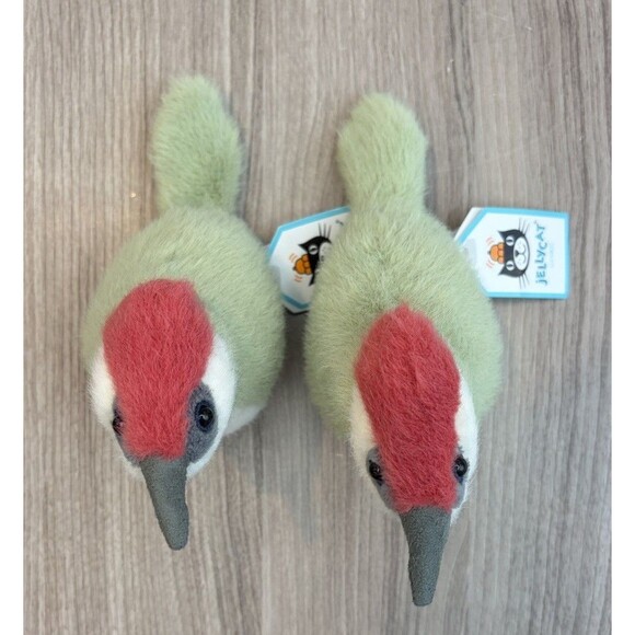 Jellycat BIRDLING WOODPECKER Soft Plush Toy NWT Bird Stuffed Animal New - Picture 6 of 9